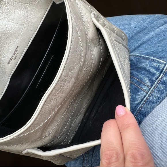 YSL Saint Laurent Niki bag in blanc vintage - Picture 8 of 14